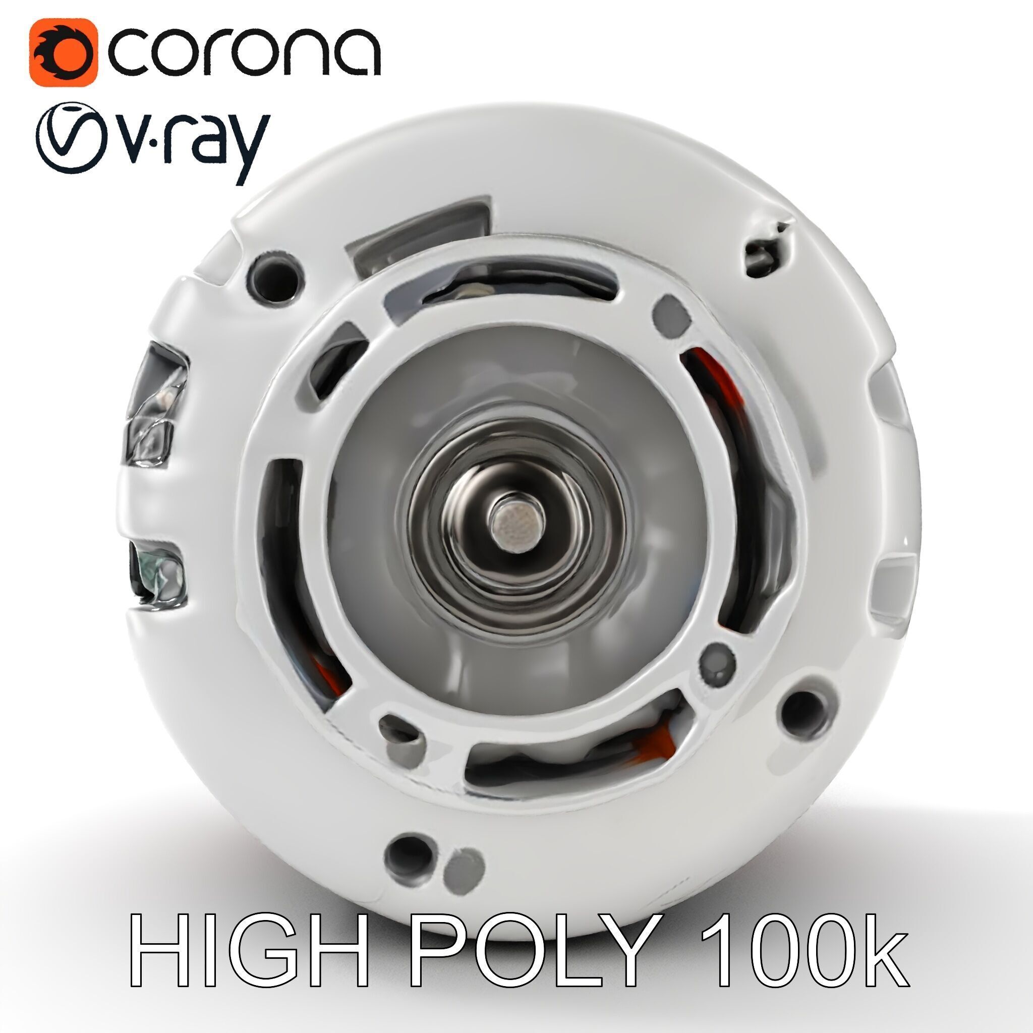 HighDetail Brushless Motor Model Pack Low-poly 3D model_30