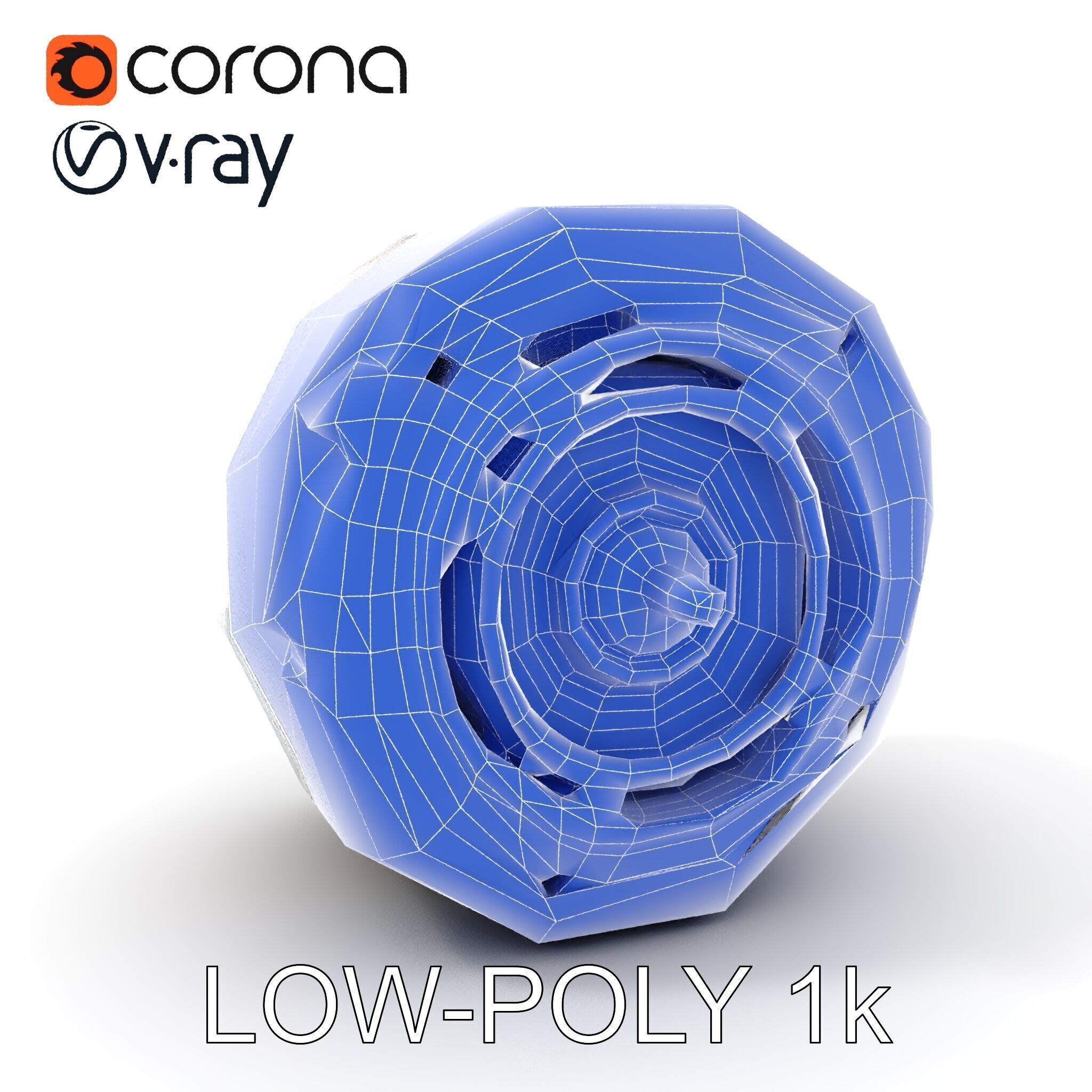 HighDetail Brushless Motor Model Pack Low-poly 3D model_12