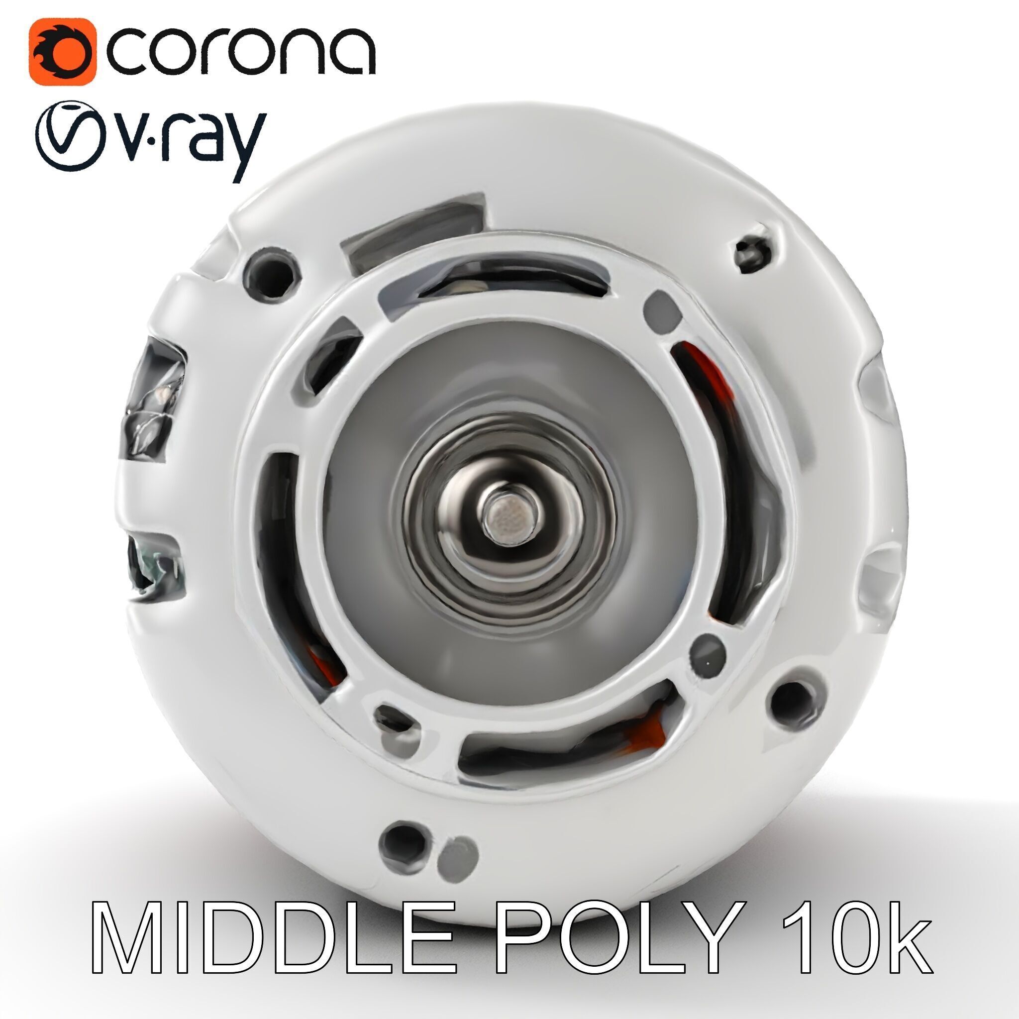 HighDetail Brushless Motor Model Pack Low-poly 3D model_9