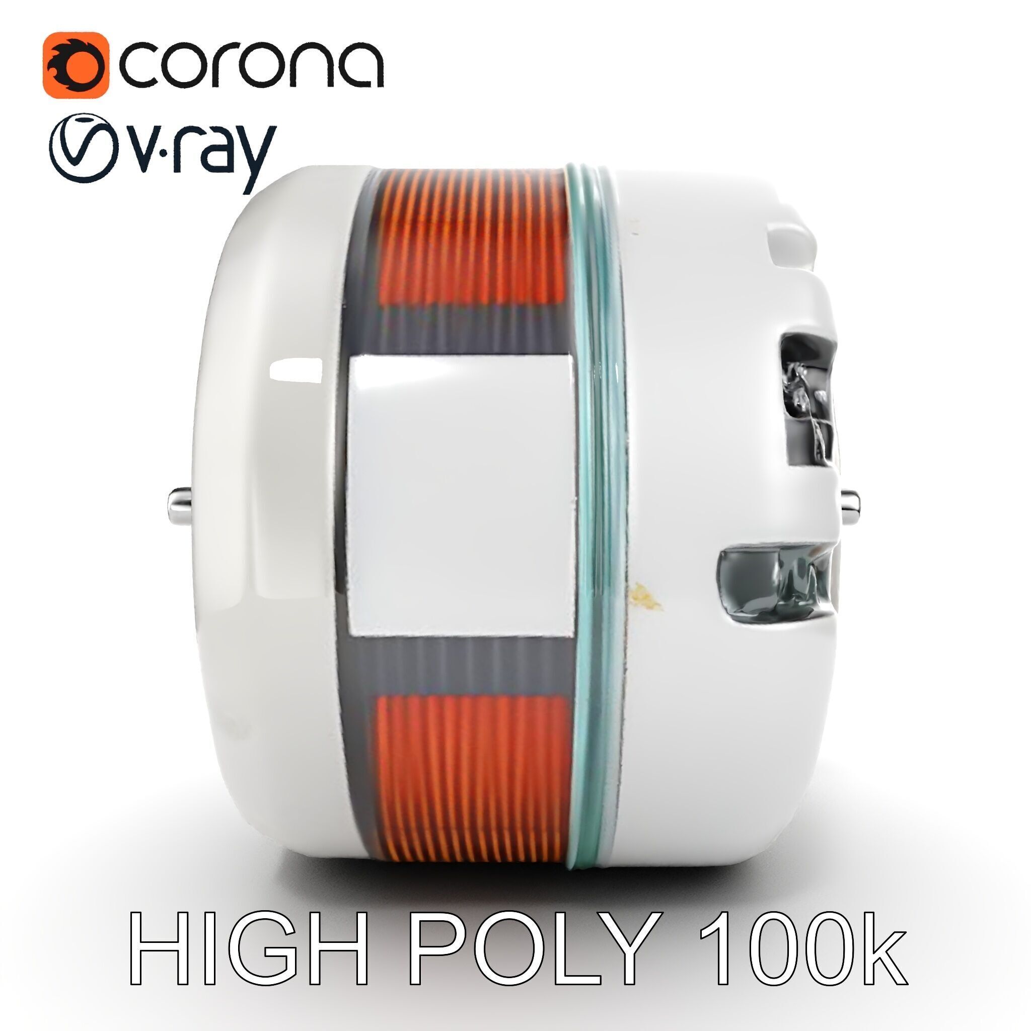 HighDetail Brushless Motor Model Pack Low-poly 3D model_18