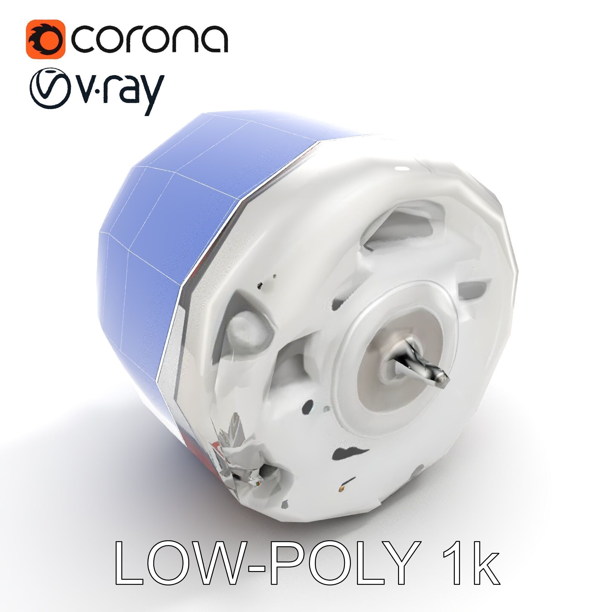 HighDetail Brushless Motor Model Pack Low-poly 3D model_29