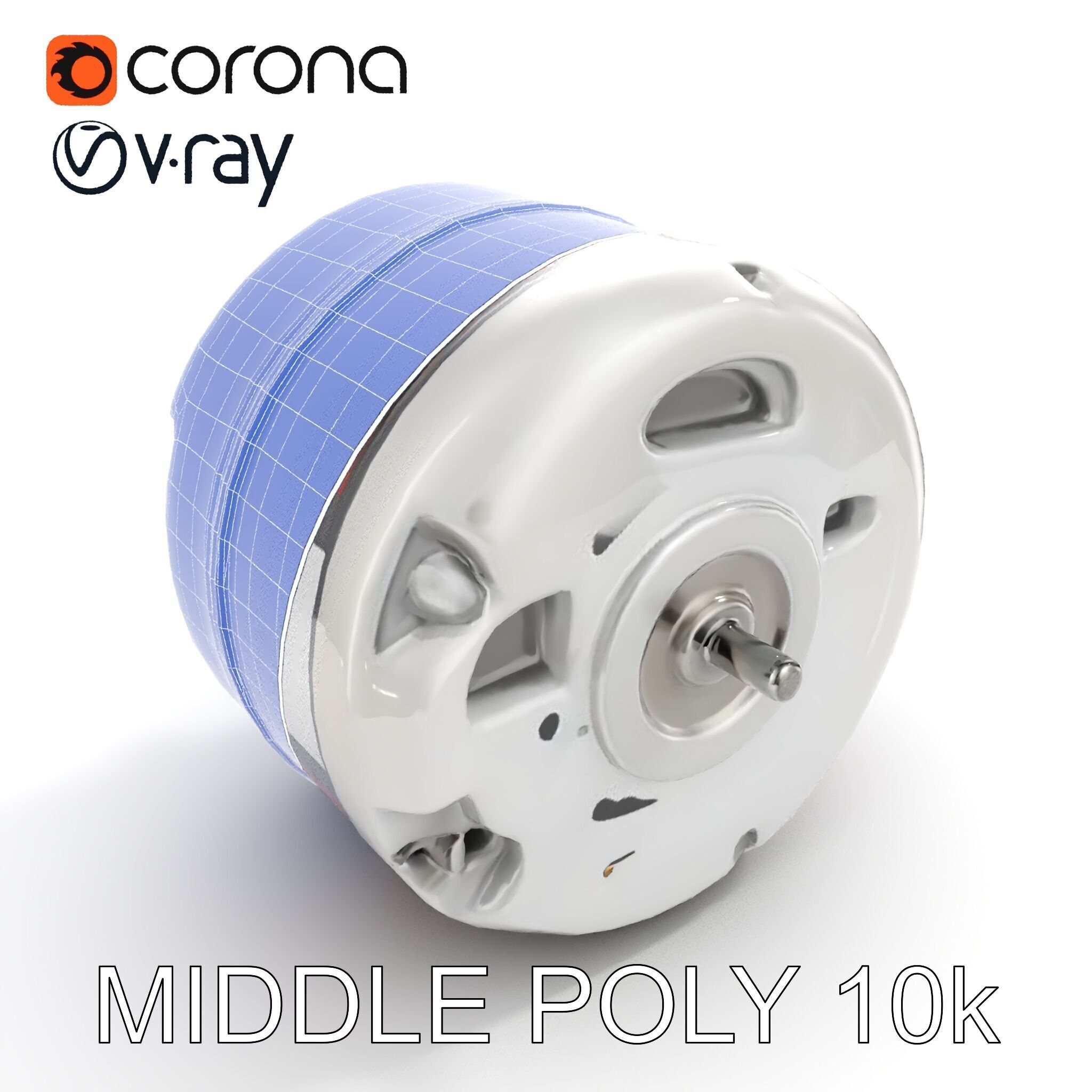 HighDetail Brushless Motor Model Pack Low-poly 3D model_16