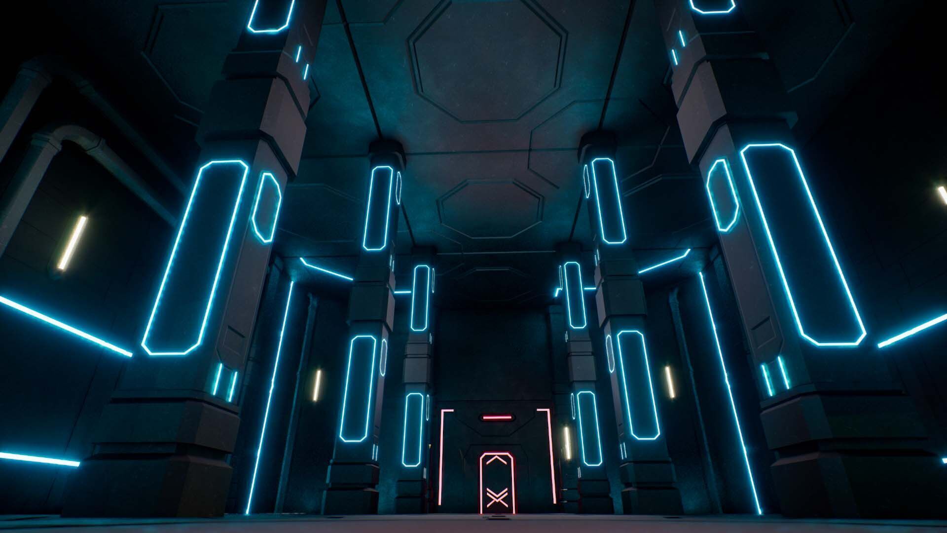 Sci-Fi Modular Environment Pack Low-poly 3D model_3