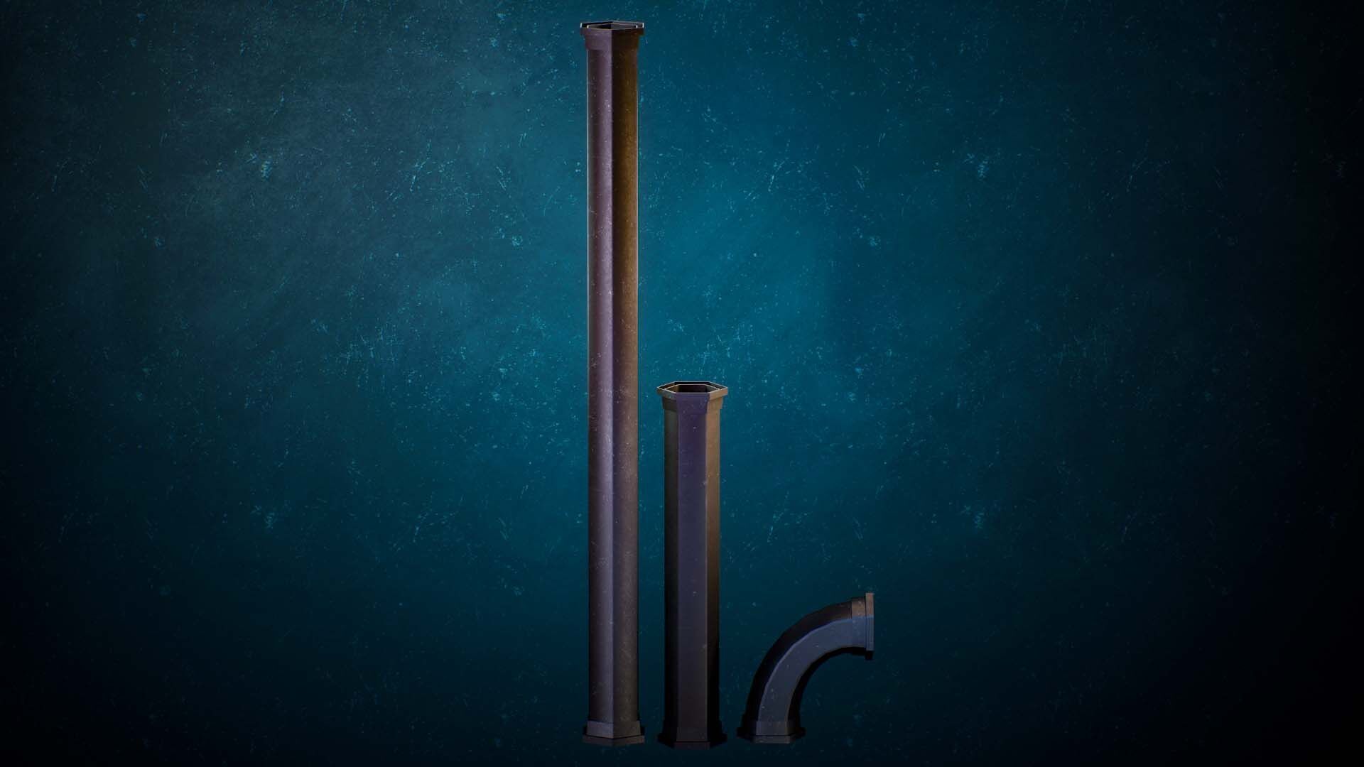 Sci-Fi Modular Environment Pack Low-poly 3D model_13