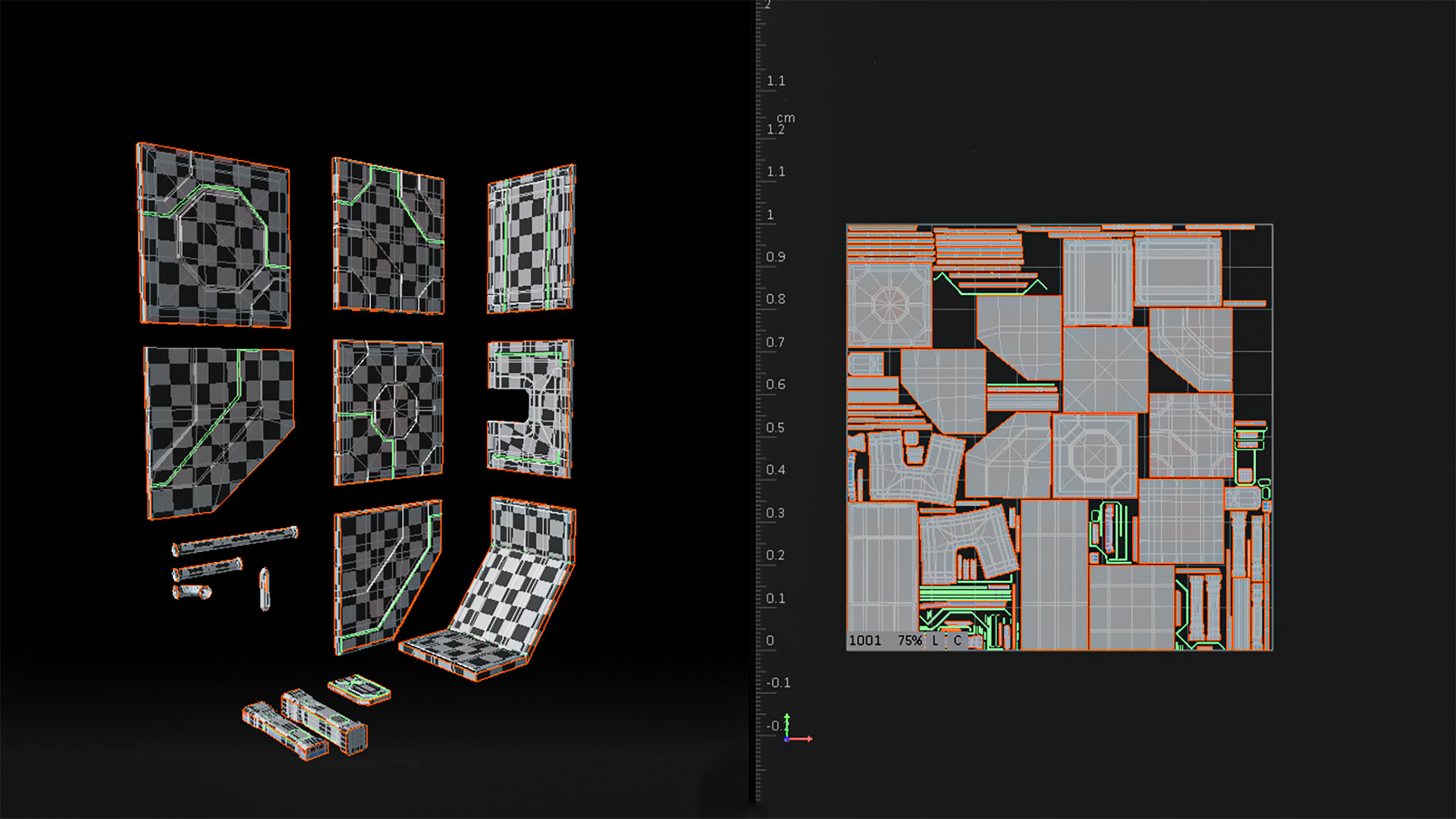 Sci-Fi Modular Environment Pack Low-poly 3D model_15