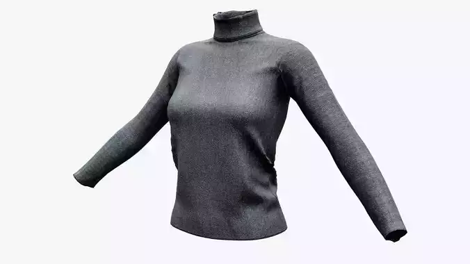 Long Sleeve Ski Collar Shirt