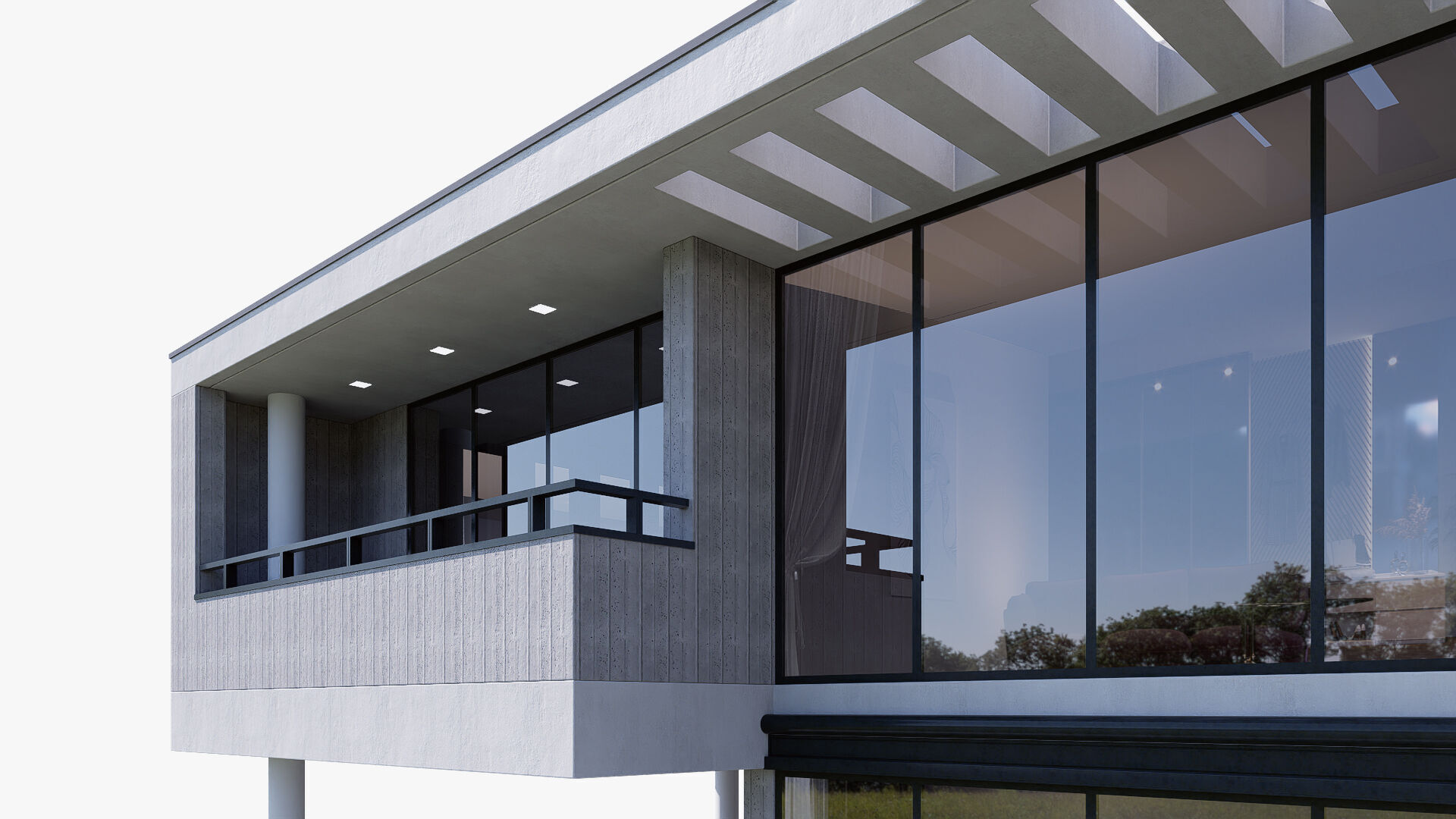 House Low-poly 3D model_2