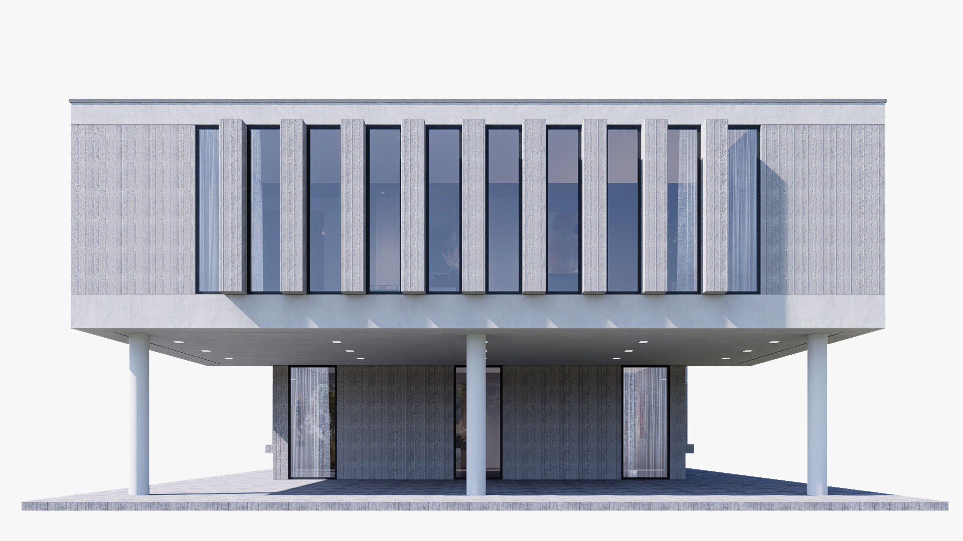 House Low-poly 3D model_6