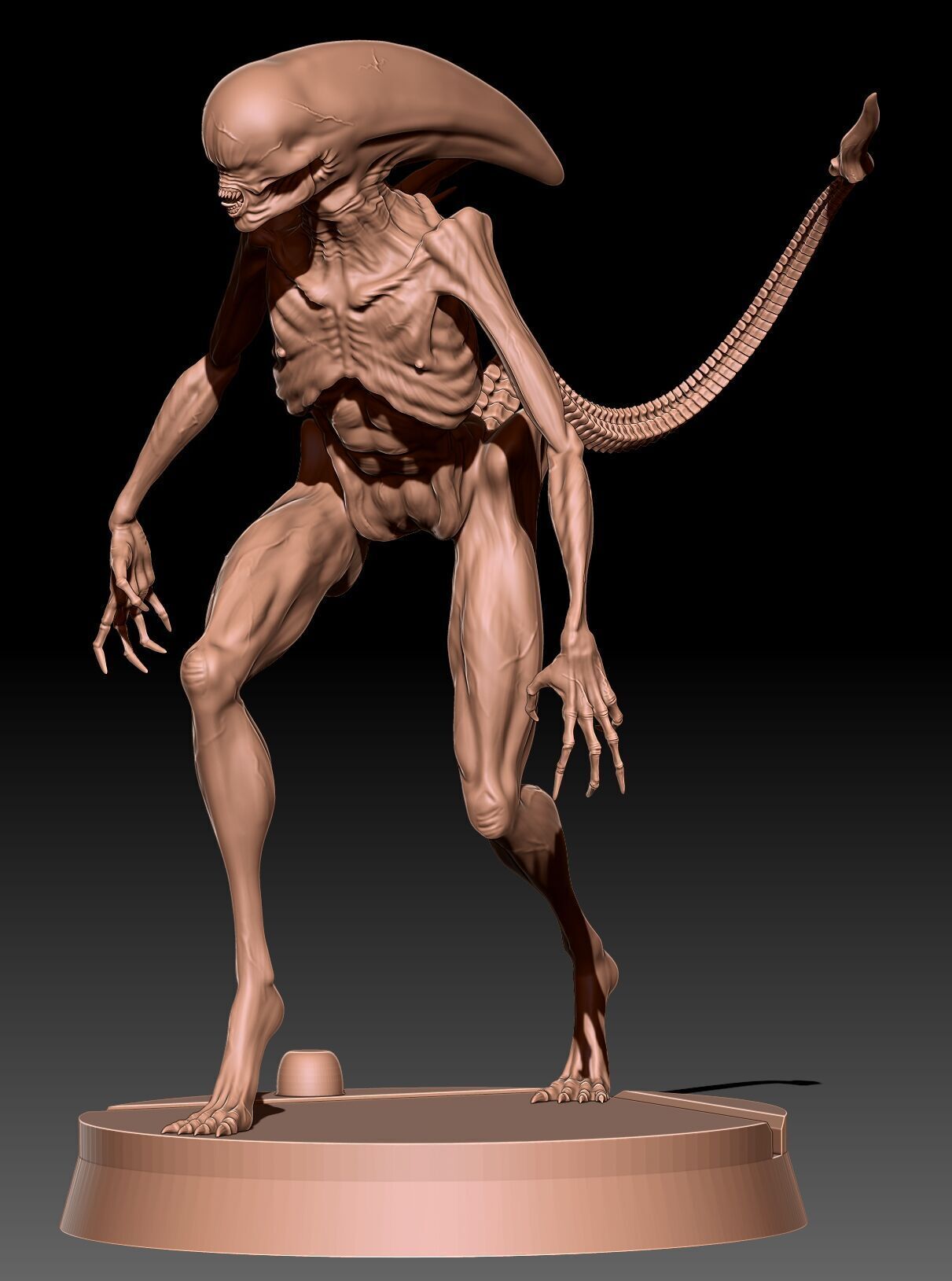 2 versions walking Neomorph 3D print model_3