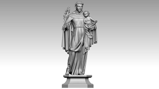 Saint Anthony  3D print model