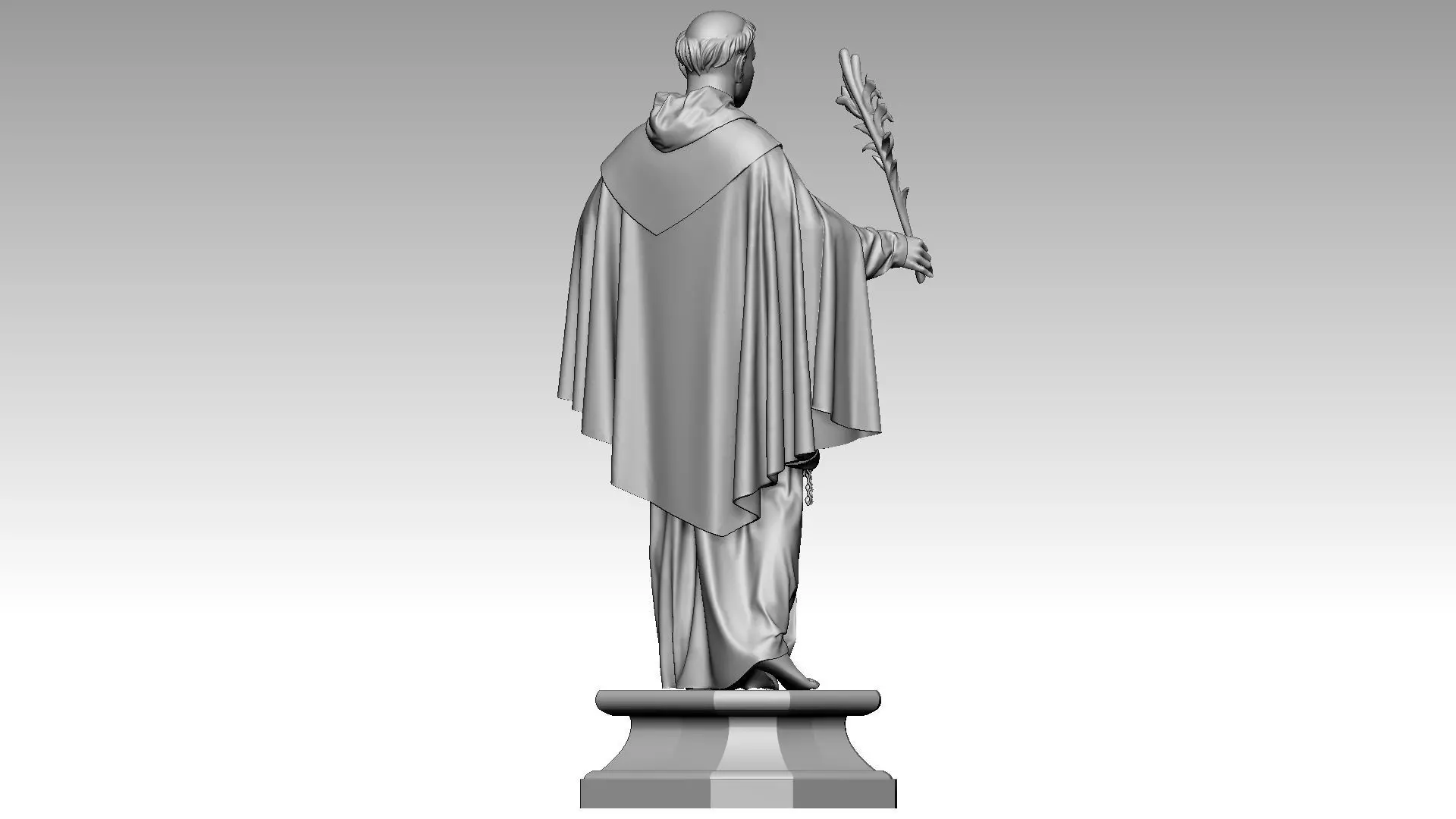 Saint Anthony  3D print model_5
