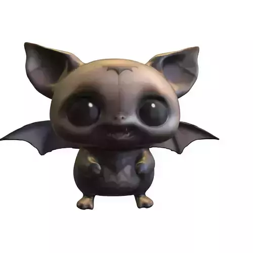 Chibi Bat Cute Stylized Bat Creature