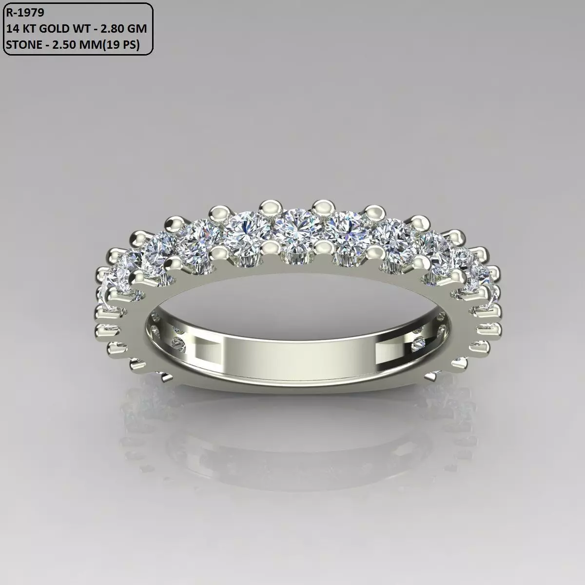 Band Ring 3D print model_0