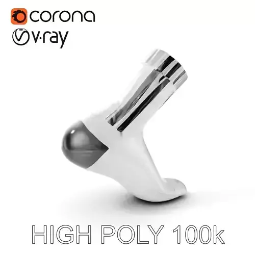 Athletic Sock D Model Pack with Stripe Pattern