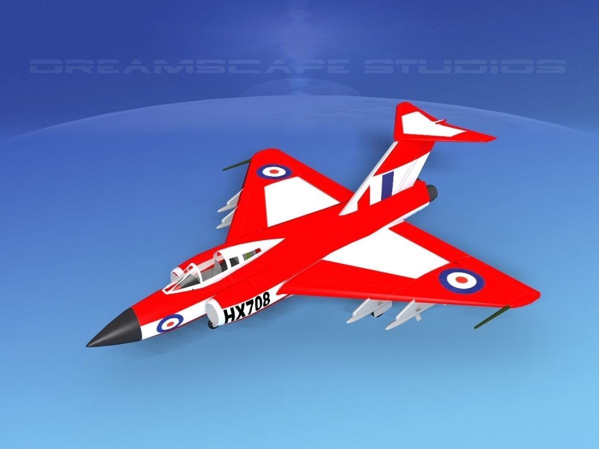 Gloster F-9 Javelin V02 3D model_10