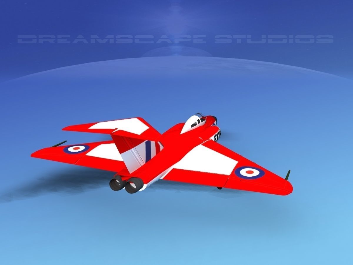 Gloster F-9 Javelin V02 3D model_6