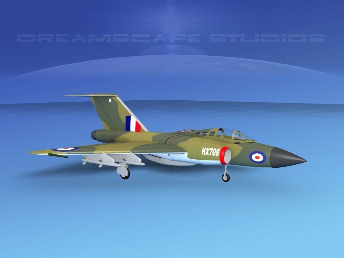 Gloster F-9 Javelin V03 3D model_3