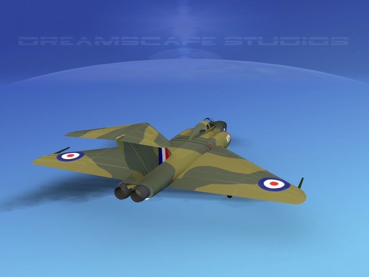 Gloster F-9 Javelin V03 3D model_6