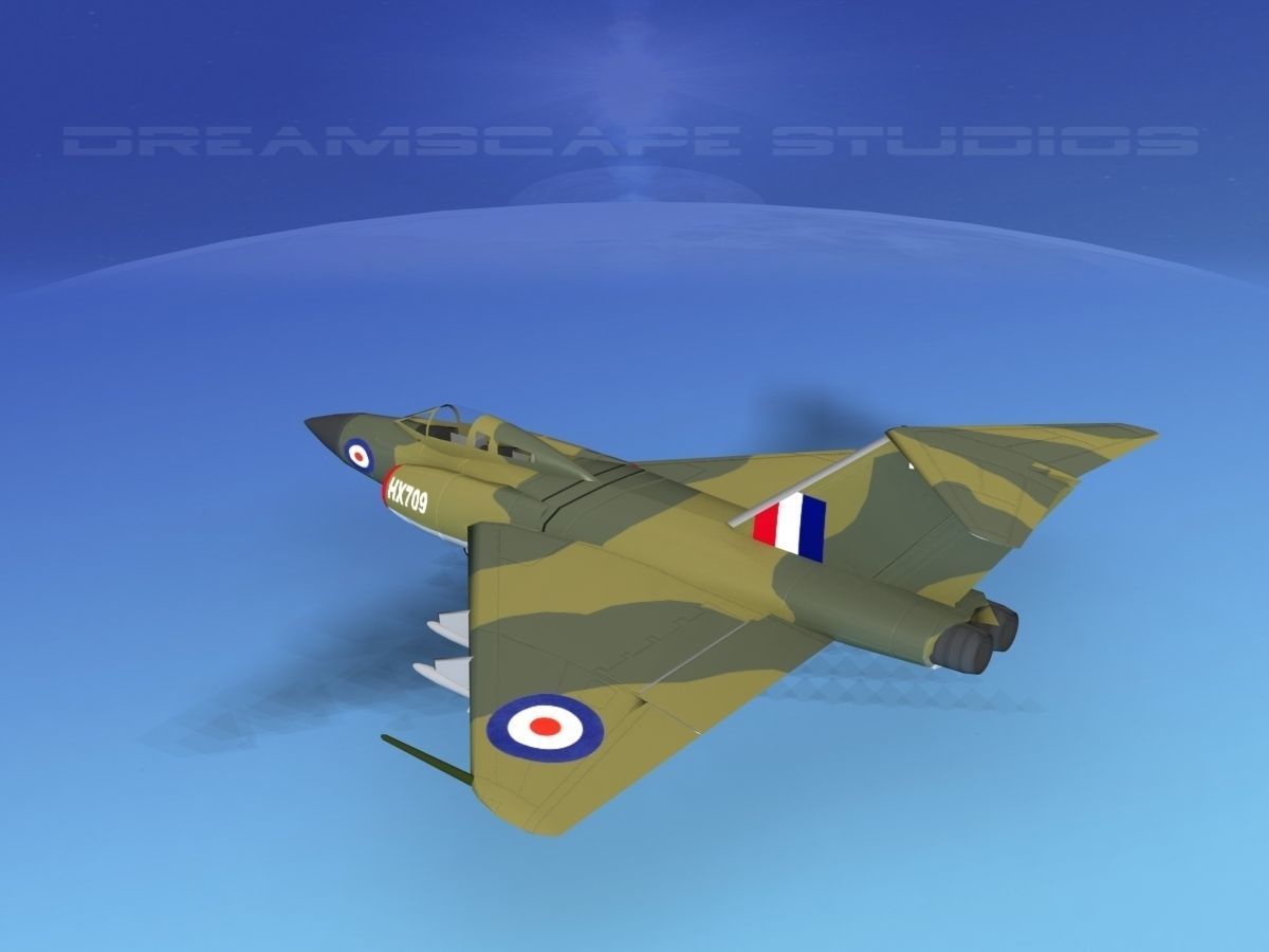 Gloster F-9 Javelin V03 3D model_8