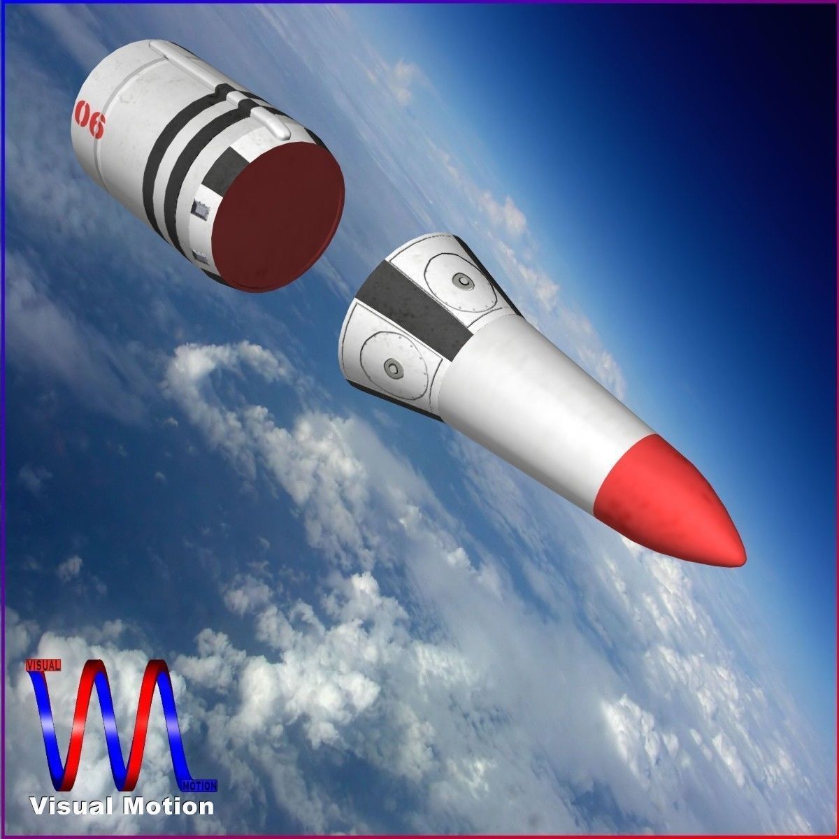CSS-5 Ballistic Missile 3D model_4