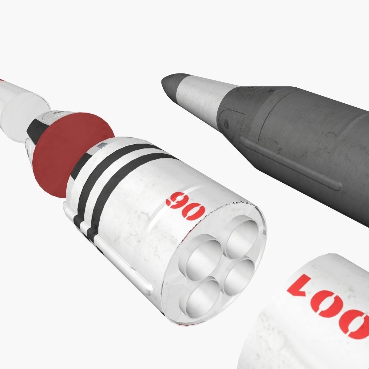 CSS-5 Ballistic Missile 3D model_13