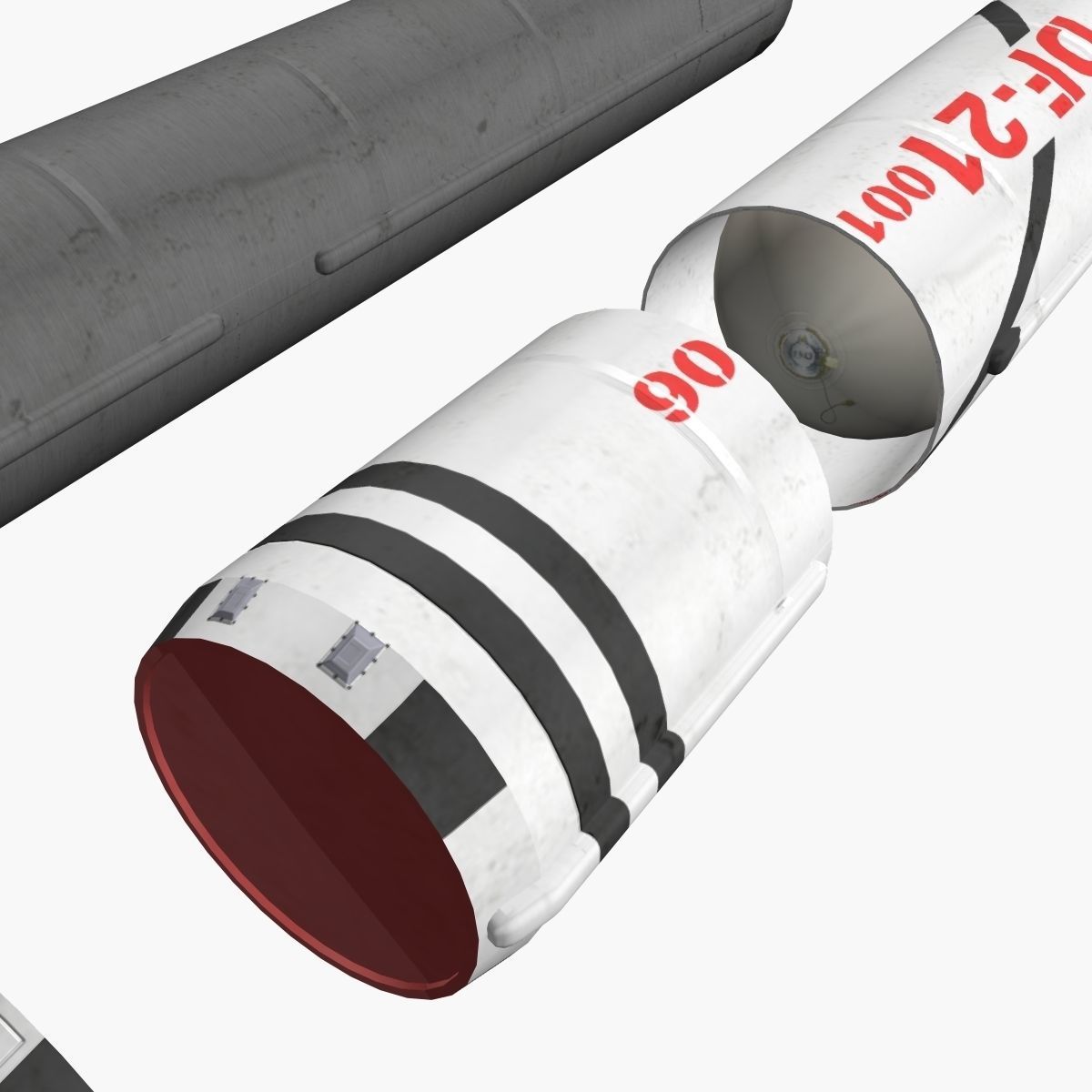 CSS-5 Ballistic Missile 3D model_11
