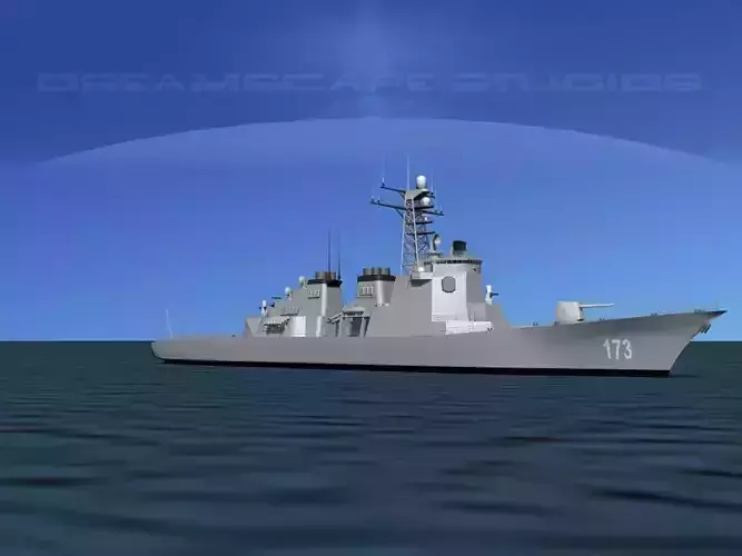 DDG173 Kongo Destroyer Kongo 3D model