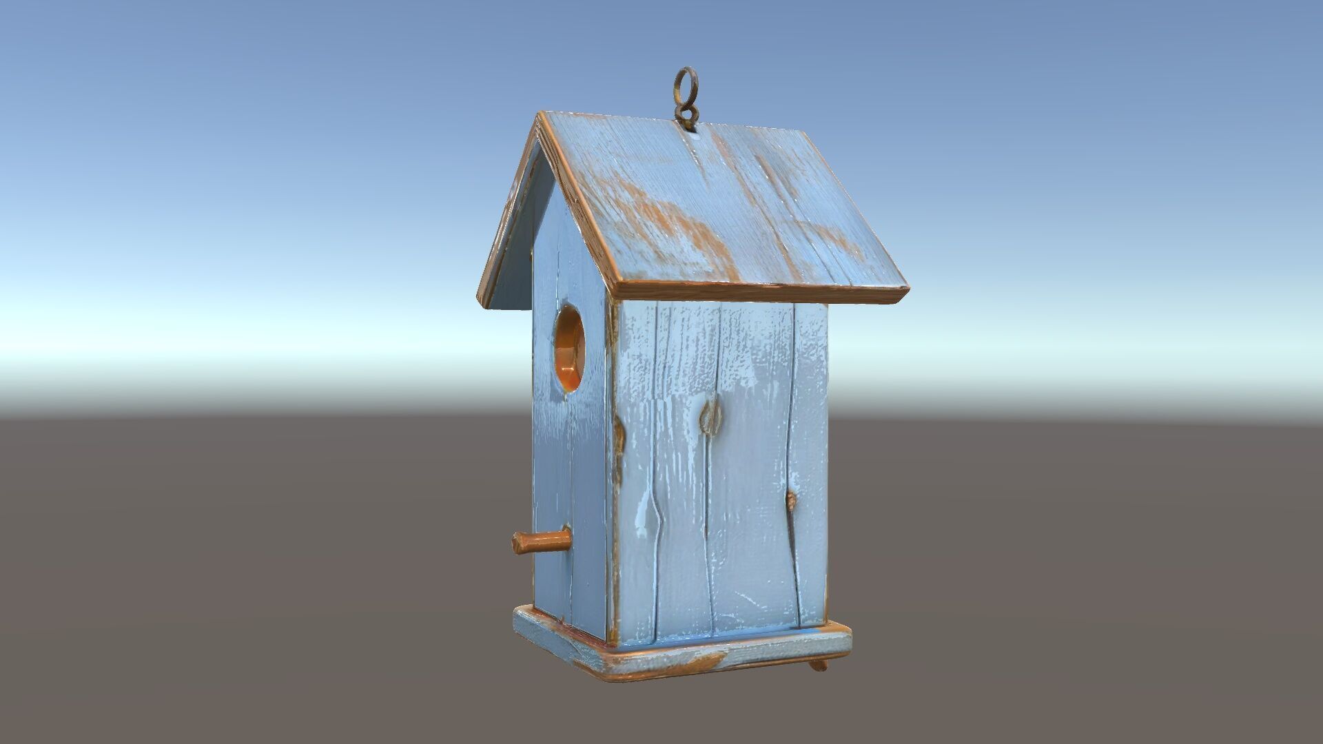 Rustic Wooden Birdhouse Model Pack with PBR Textures Low-poly 3D model_35