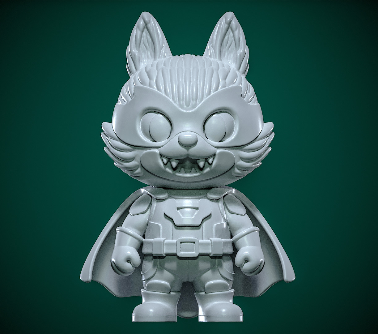 Labubu - Rocket DC Comics statue - 3D print 3D model 3D printable ...
