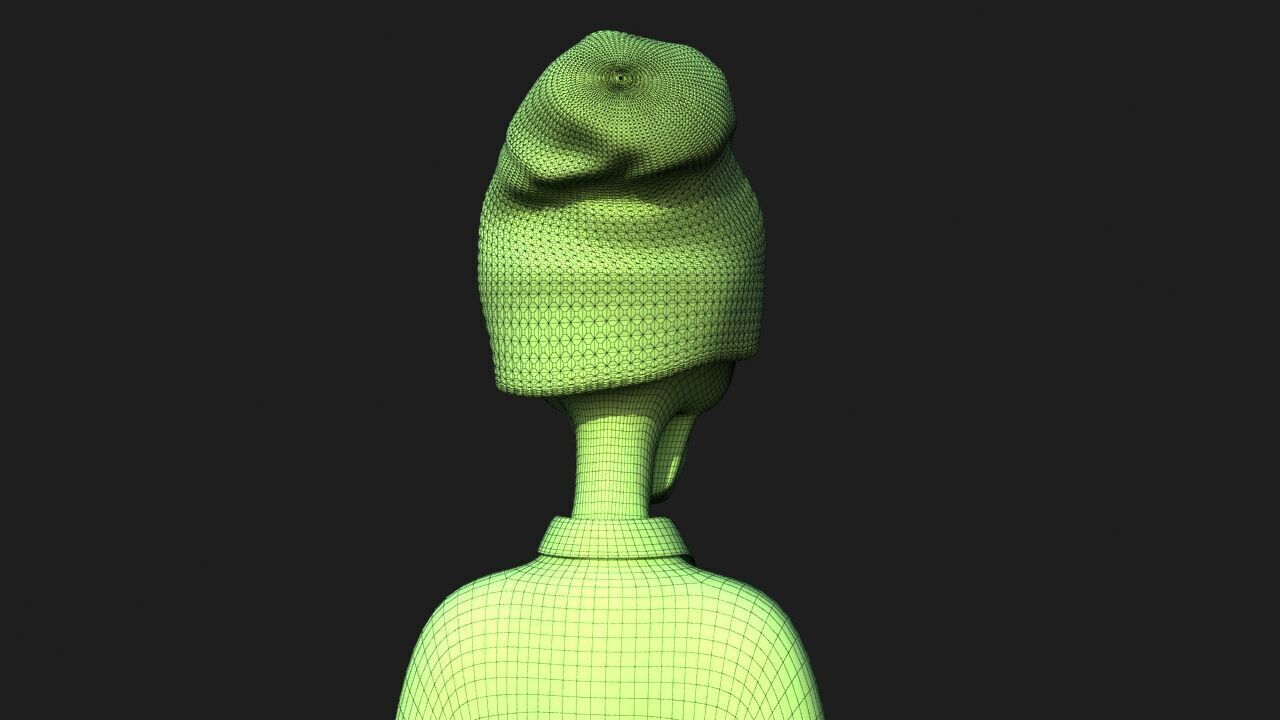 Hip Hop Alien 3D model_30