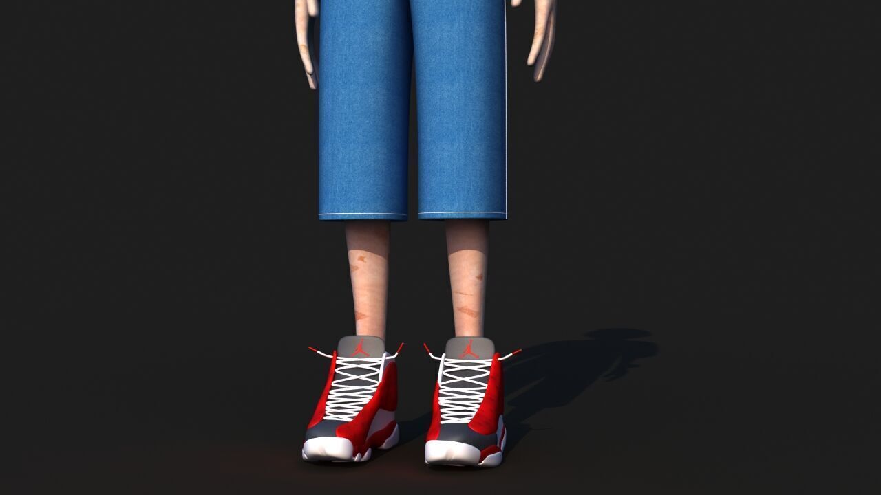 Hip Hop Alien 3D model_25