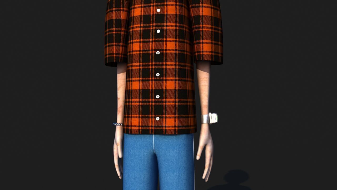 Hip Hop Alien 3D model_21