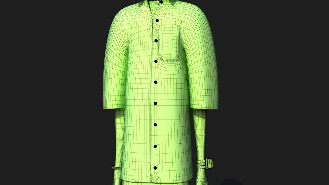 Hip Hop Alien 3D model_33