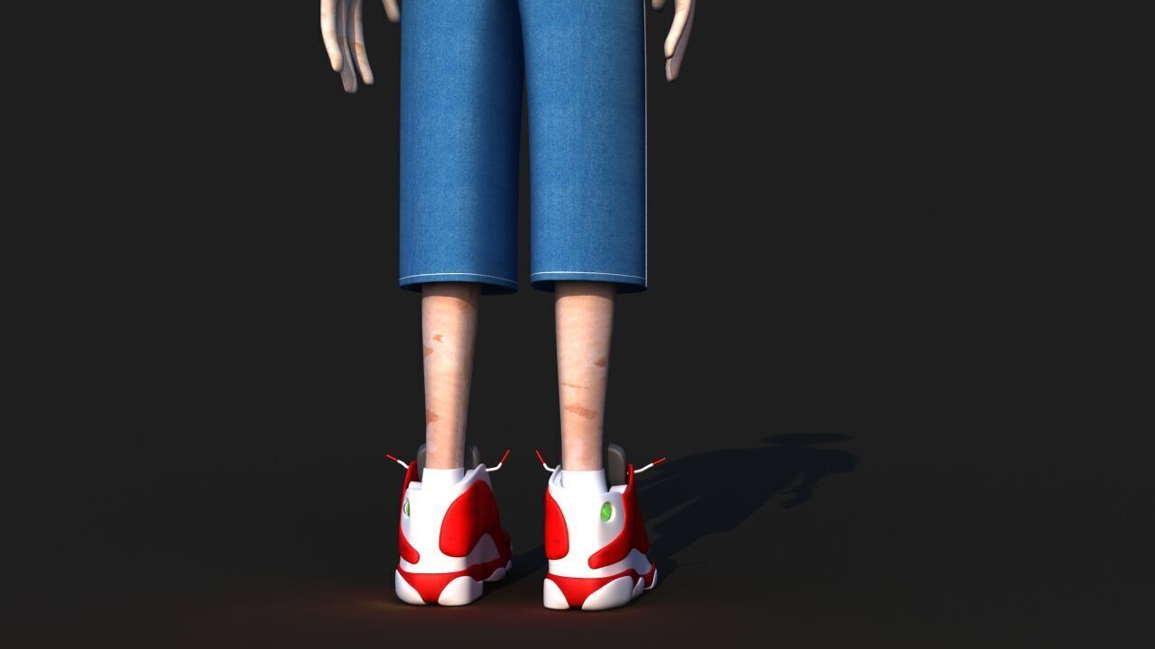 Hip Hop Alien 3D model_26