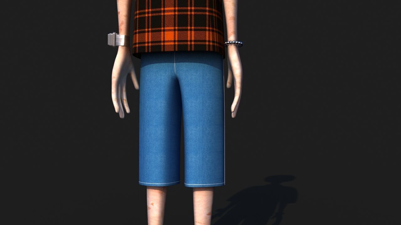 Hip Hop Alien 3D model_24