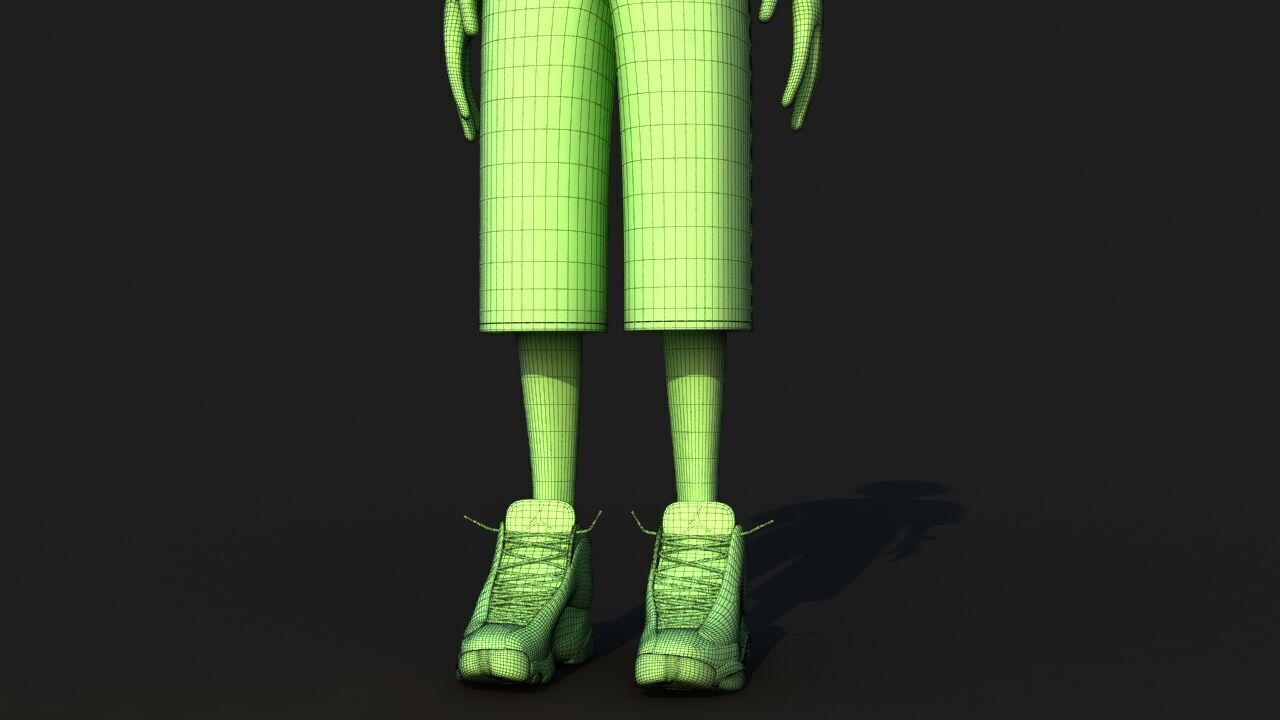 Hip Hop Alien 3D model_37
