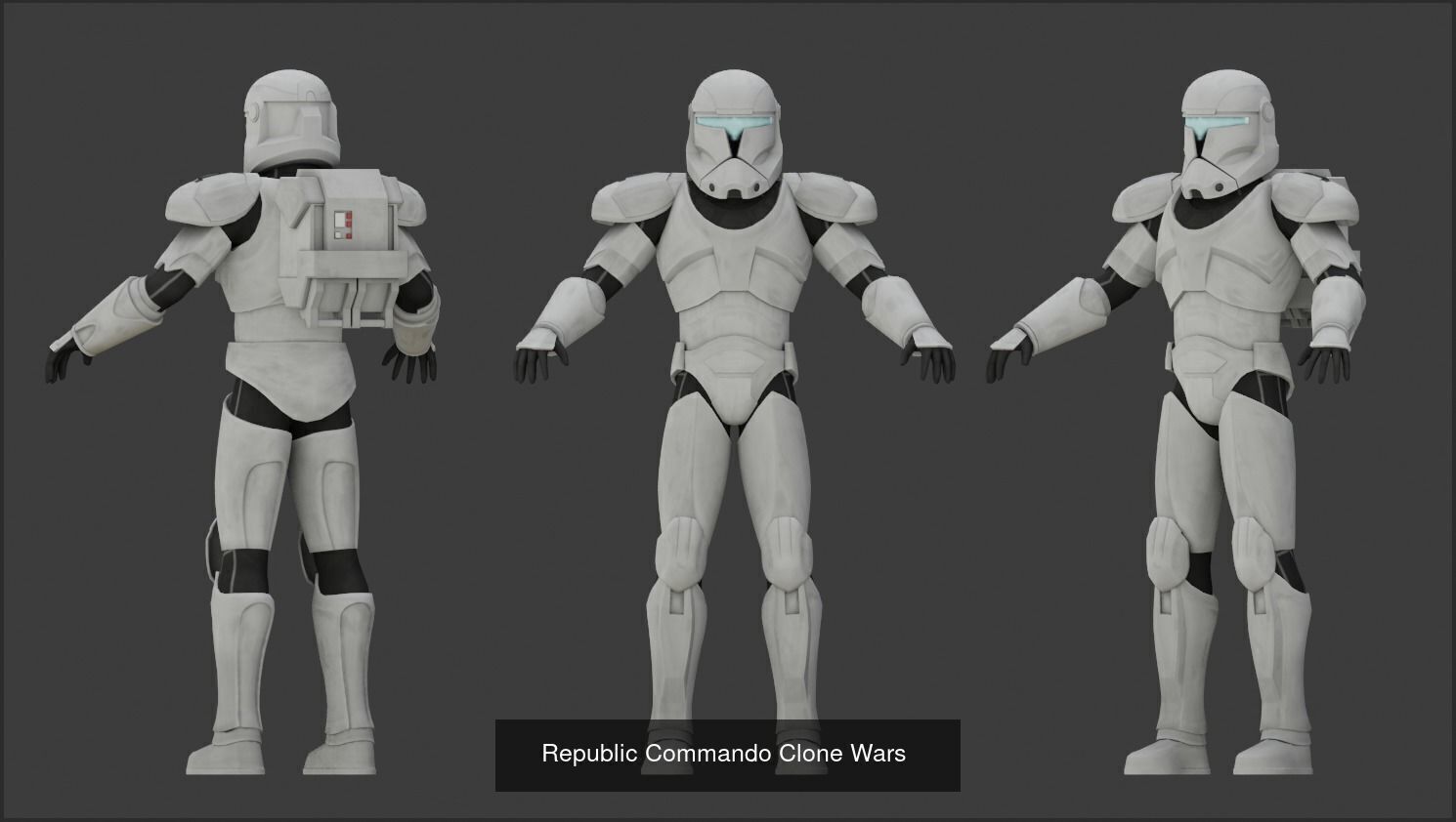 Republic and Imperial Commando Bundle 3D Model Collection_1
