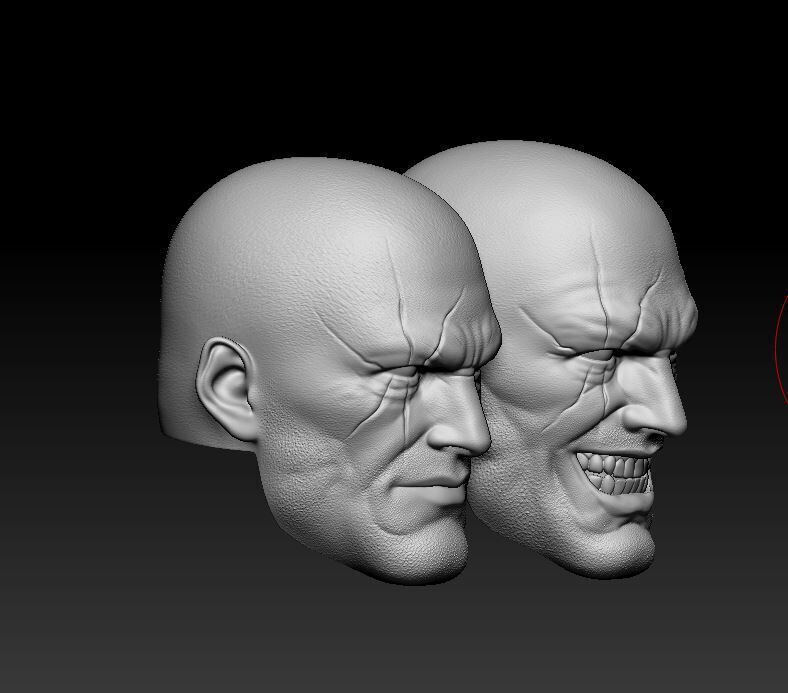 Herr Starr Headsculpt for Action Figures 3D print model_1
