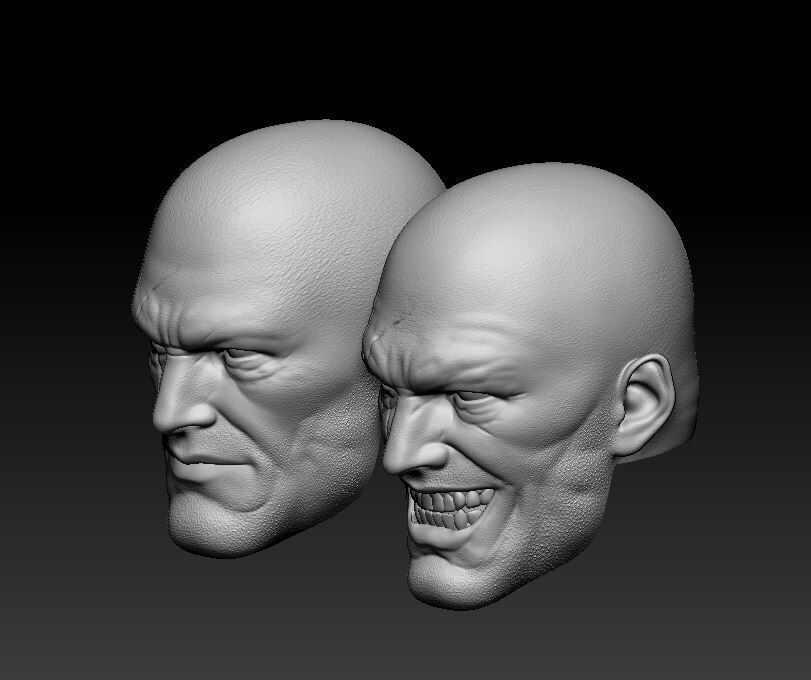 Herr Starr Headsculpt for Action Figures 3D print model_2
