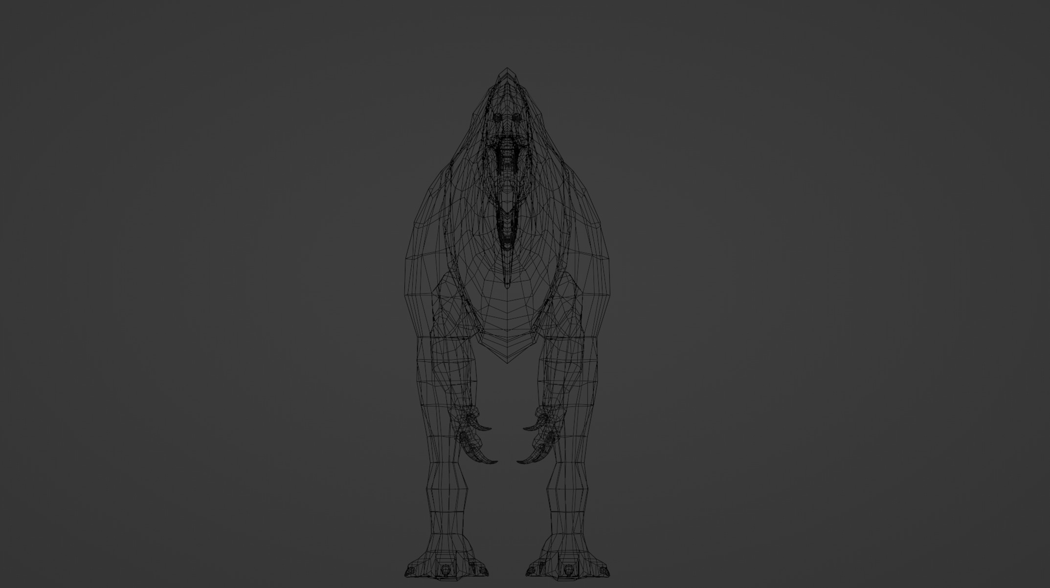 Low-Poly Suchomimus Low-poly 3D model_6