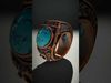 Ornate Turquoise Gemstone Ring Model Pack Low-poly 3D model_2