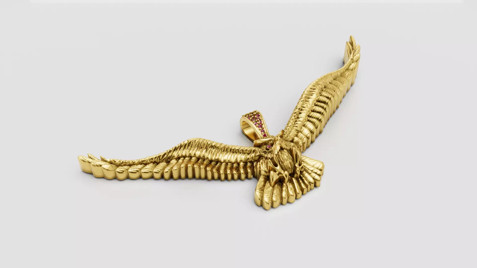 owl pendant 3D print model