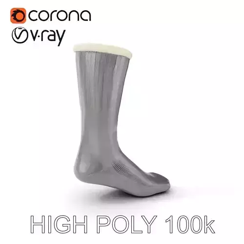 Cozy Winter Sock D Model Pack