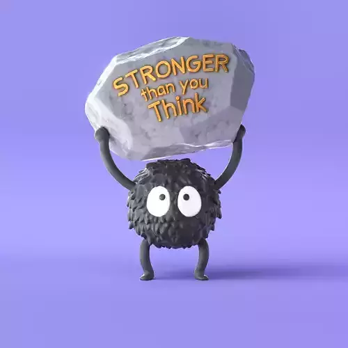Soot Sprite Keychain Ghibli-Inspired Stronger Than You Think 3D print model