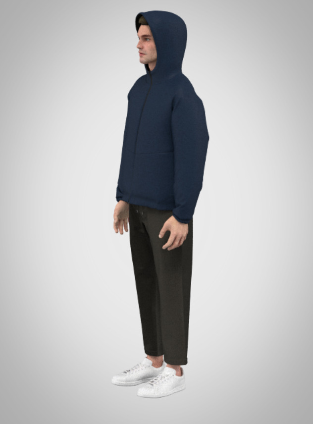 Reversible City Jacket Set 3D print model_5