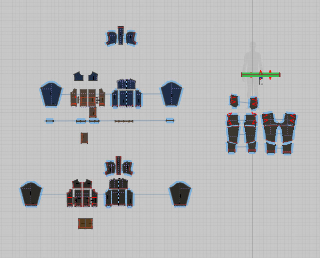 Reversible City Jacket Set 3D print model_6