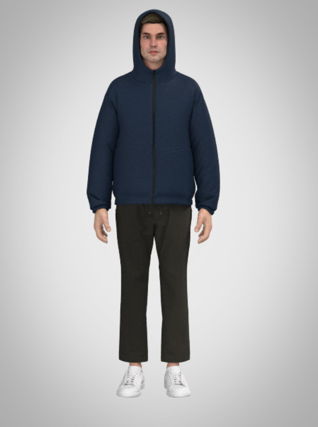 Reversible City Jacket Set 3D print model_4