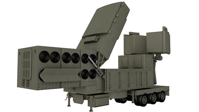 LTAMDS  Lower Tier Air and Missile Defense Sensor 3D model