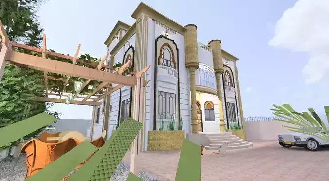 Luxury Villa Project A116 3D Model