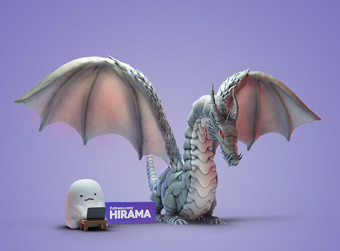 Tales from Earthsea Dragon Studio Ghibli Fantasy 3D Printable 3D print model